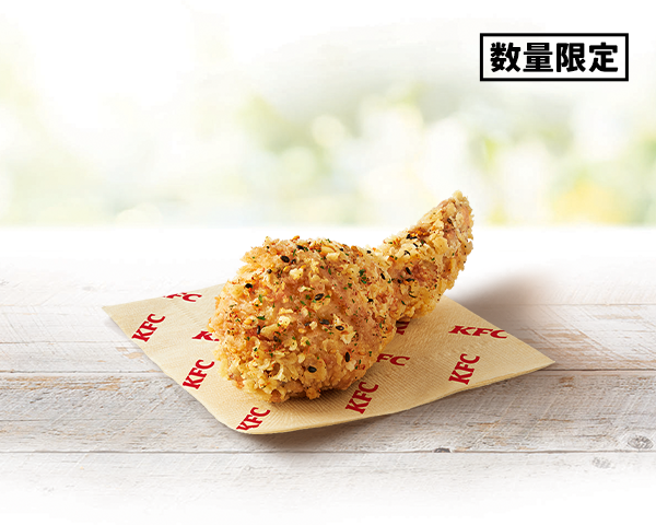 KFCの数量限定「にんにく醤油チキン」の商品写真